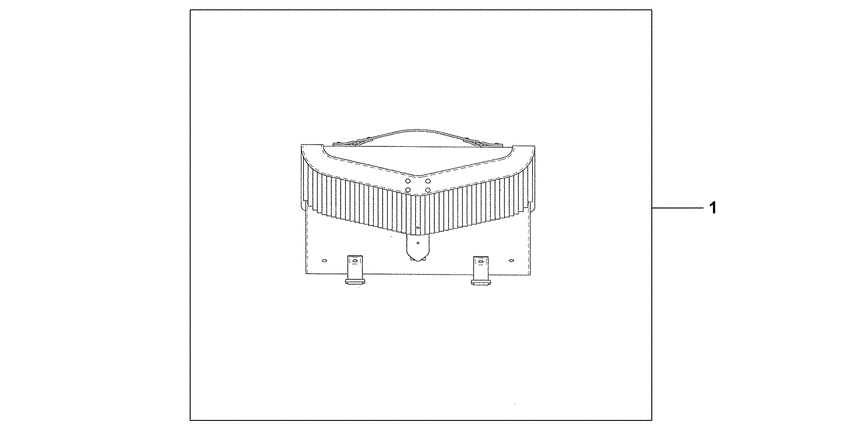 VT750CA Leather topcase