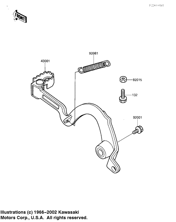  Педаль тормоза