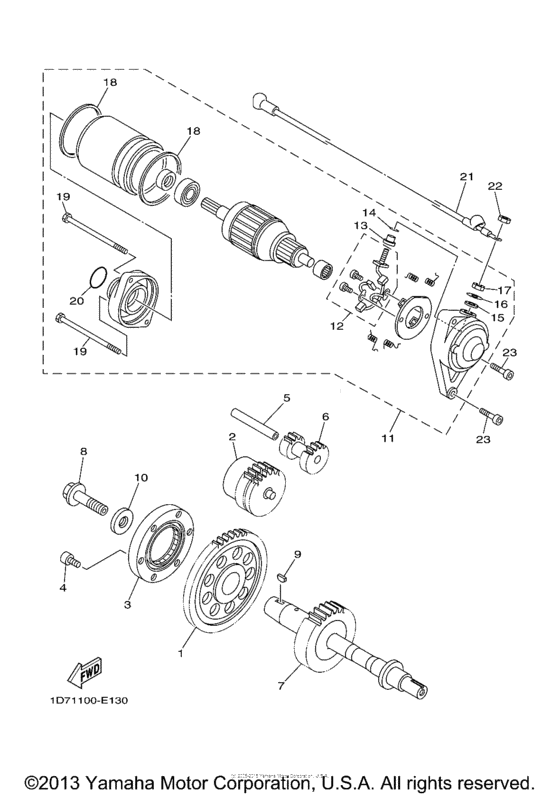 XV1900CT Стартер