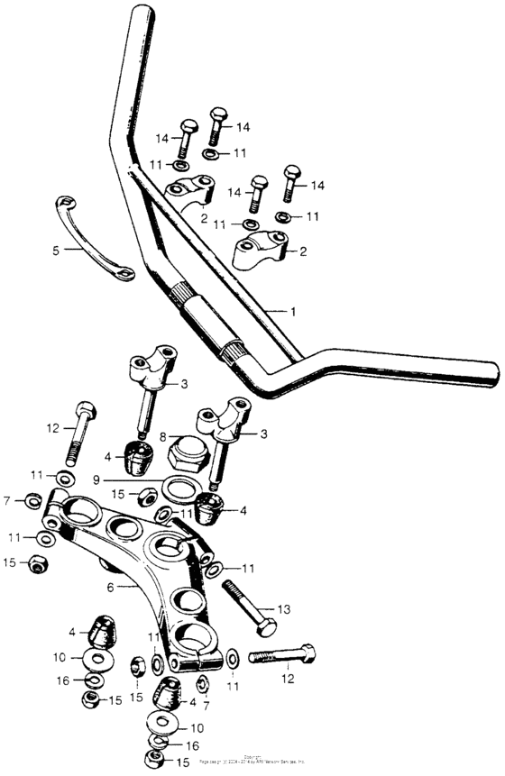 Handlebar + top bridge