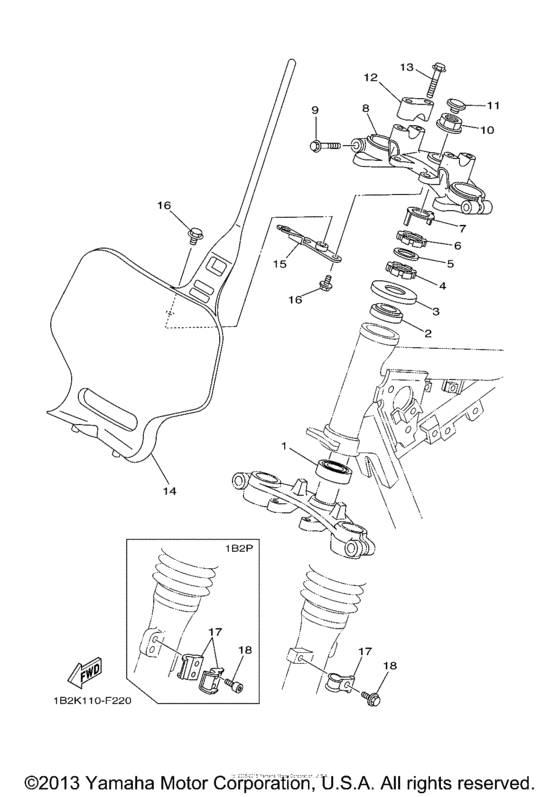 TTR125LEW Управление