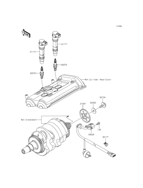 EX400 Катушка зажигания