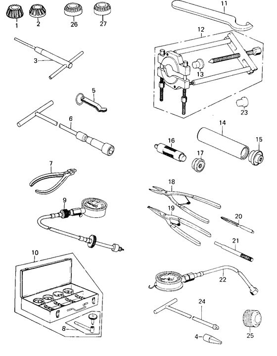 Special service tools "a"