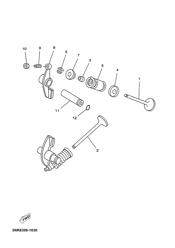 YP150D Клапана