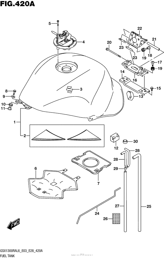 Fuel Tank (Gsx1300Ral6 E03)