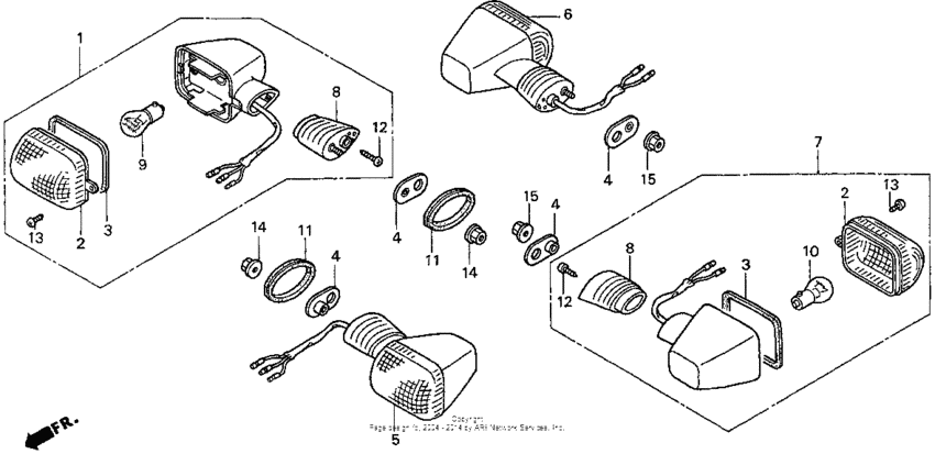 Front + rear turn signal