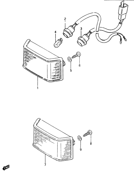 Front position lamp