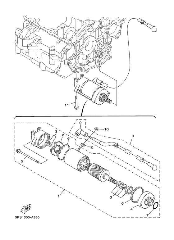 TDM900 Стартер