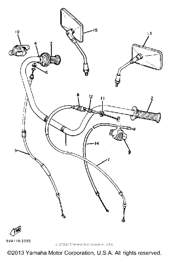 Handlebar-cable
