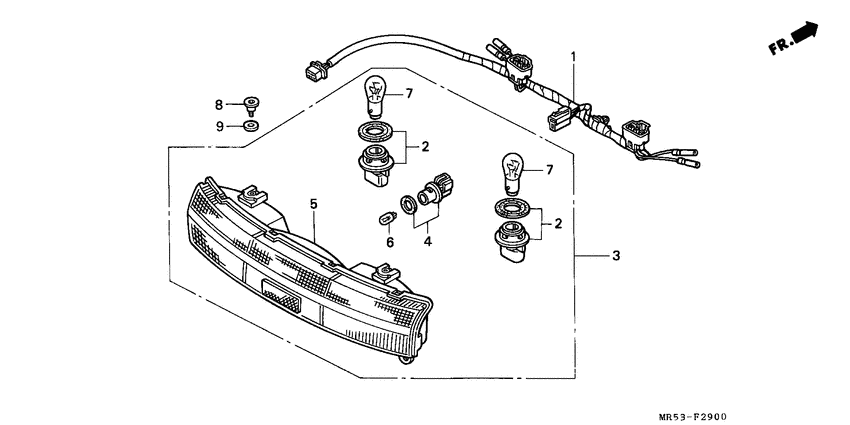 Taillight unit ass`y