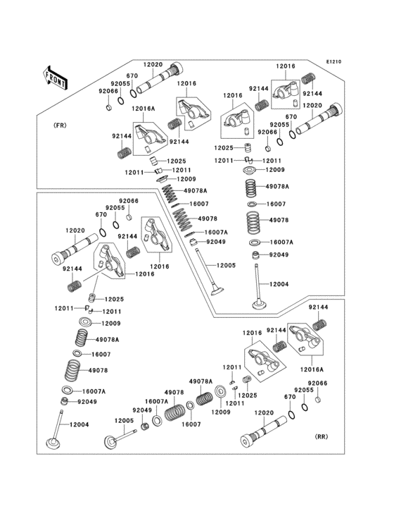 VN1500 Клапана