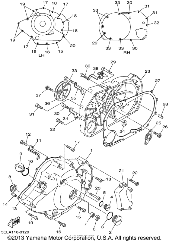 XVS1100NC Боковые крышки