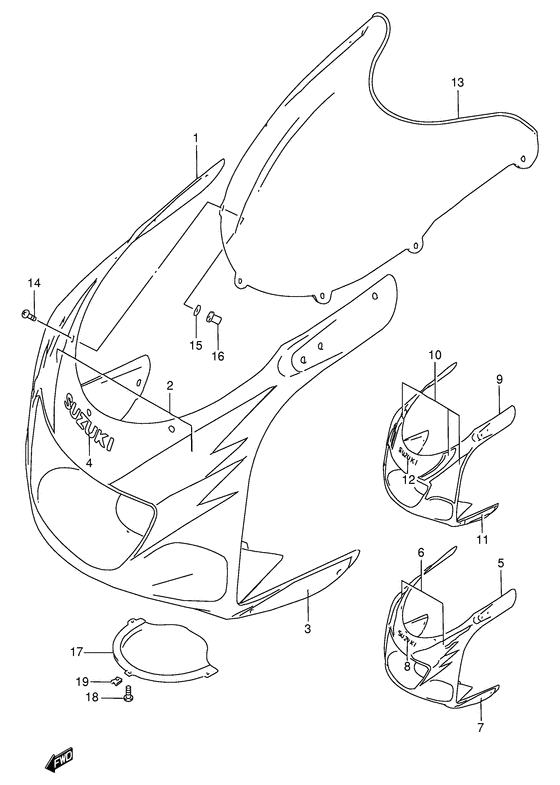 Cowling body
