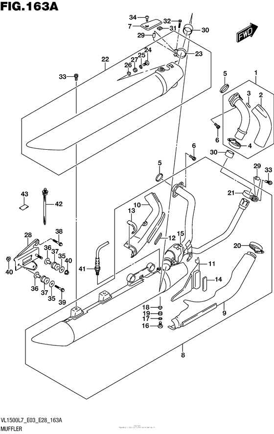 Muffler (Vl1500Bl7 E03)
