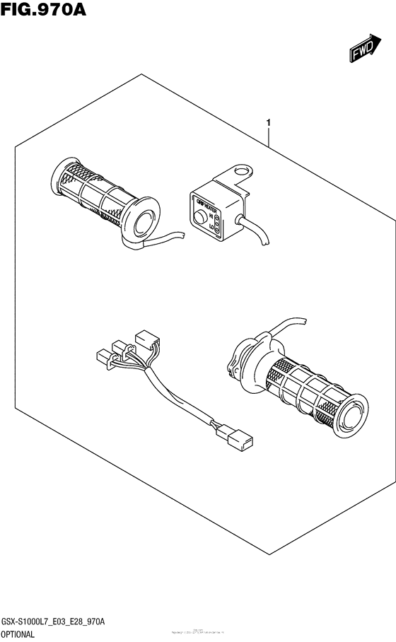 GSX-S1000 Optional (Grip Heater Set)