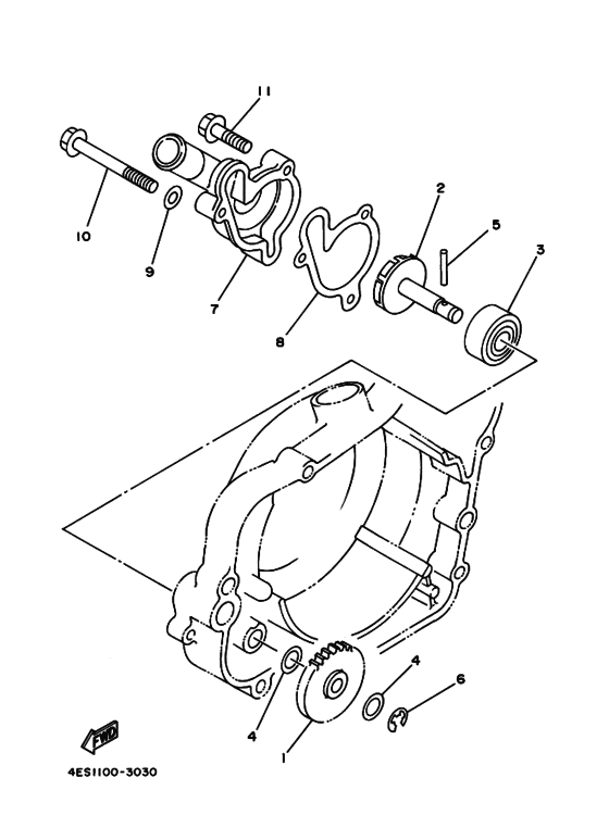 YZ80 YZ80N Водяная помпа