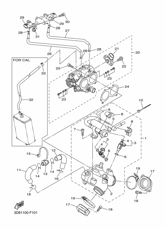 XVS1300A Масляный насос
