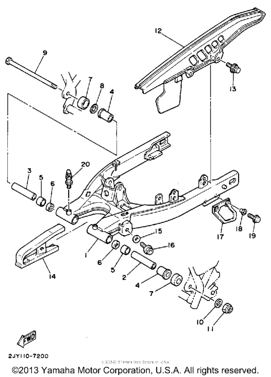 TW200WC Бугель