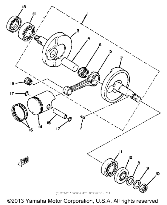 QT50K Коленвал,поршни