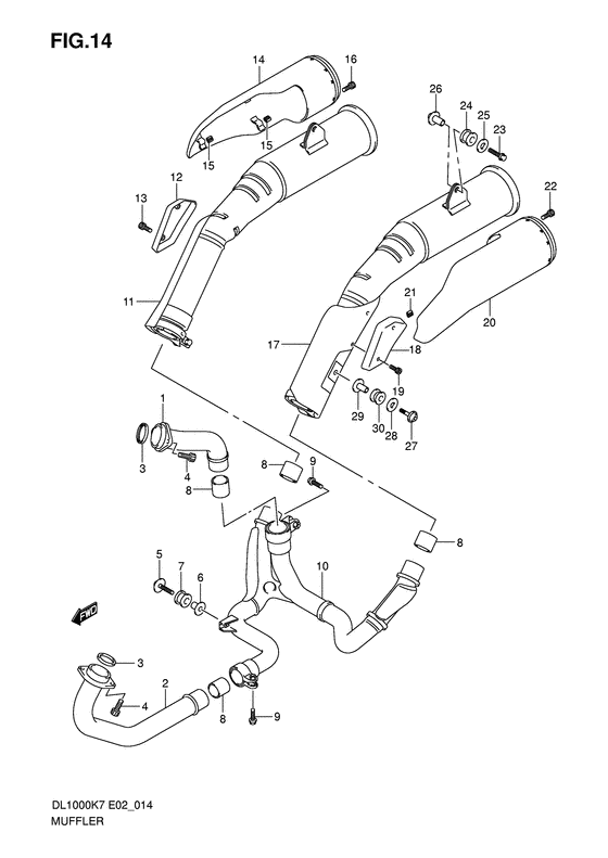 Muffler comp