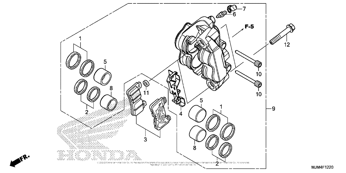 Left Front Brake Caliper (1)