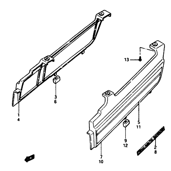 Seat molding