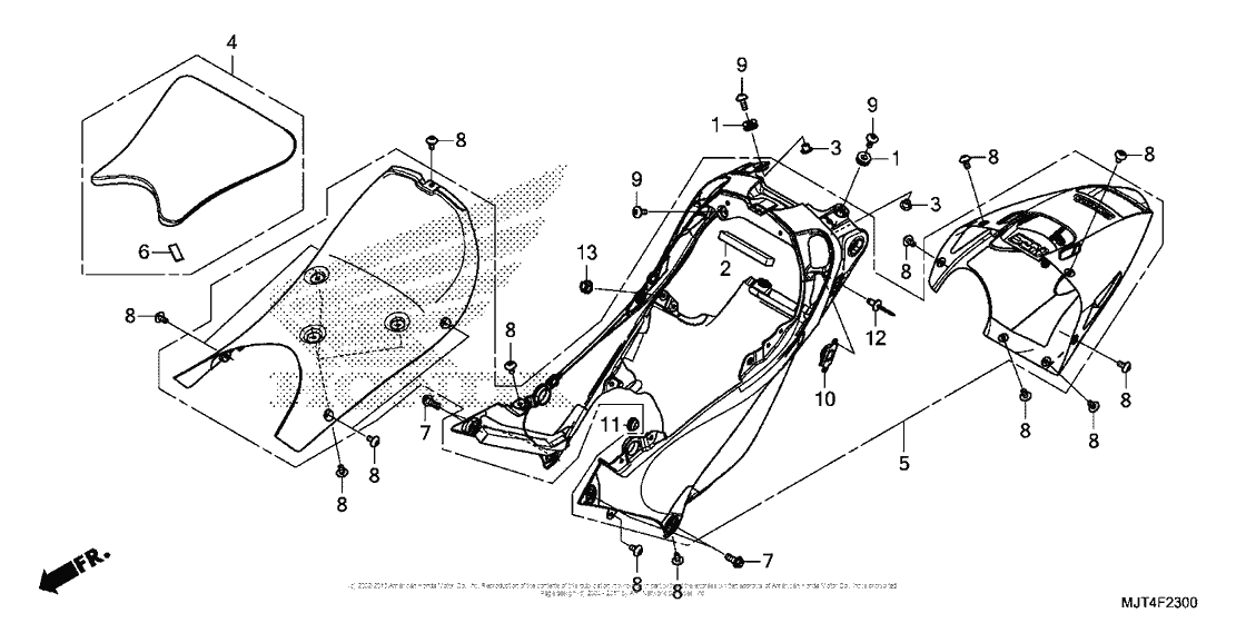 Seat + Seat Cowl
