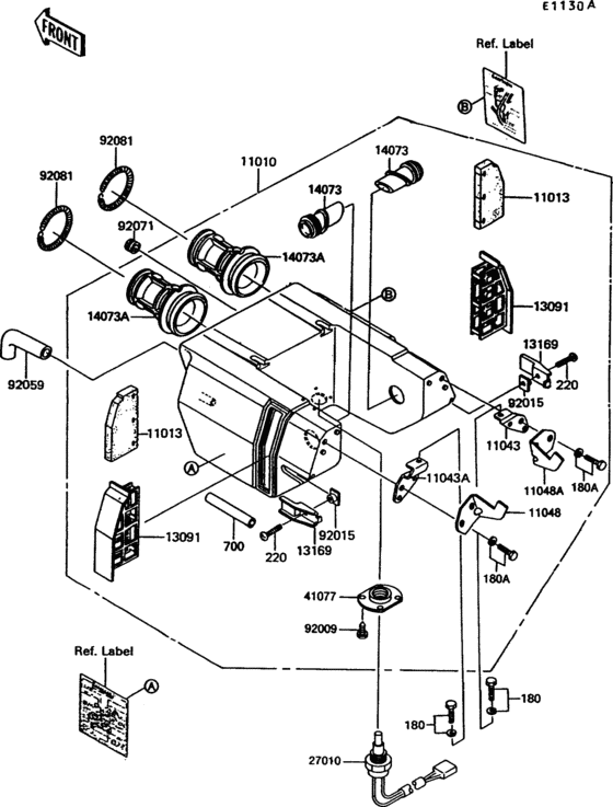 EX305 Air filter(ex305-b9)