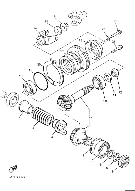 VMX12 Промежуточный ведущий вал