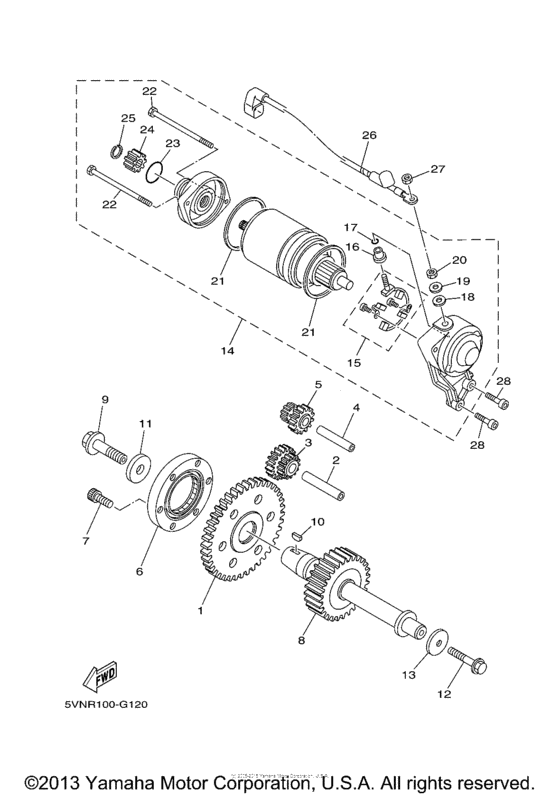 XV17AWXCW Стартер