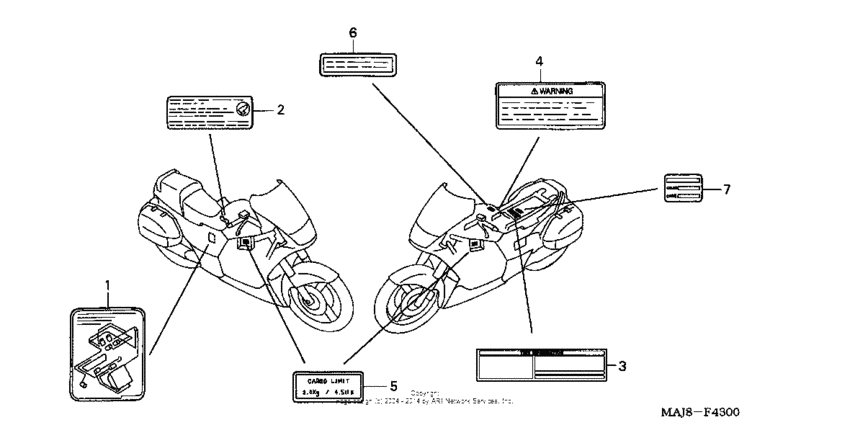 ST1100P Предупредительные таблички
