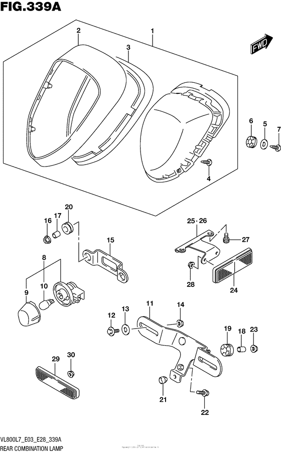 Rear Combination Lamp (Vl800L7 E03)