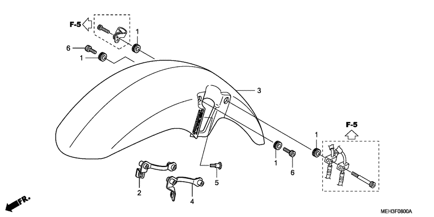 NSA700 Переднее крыло