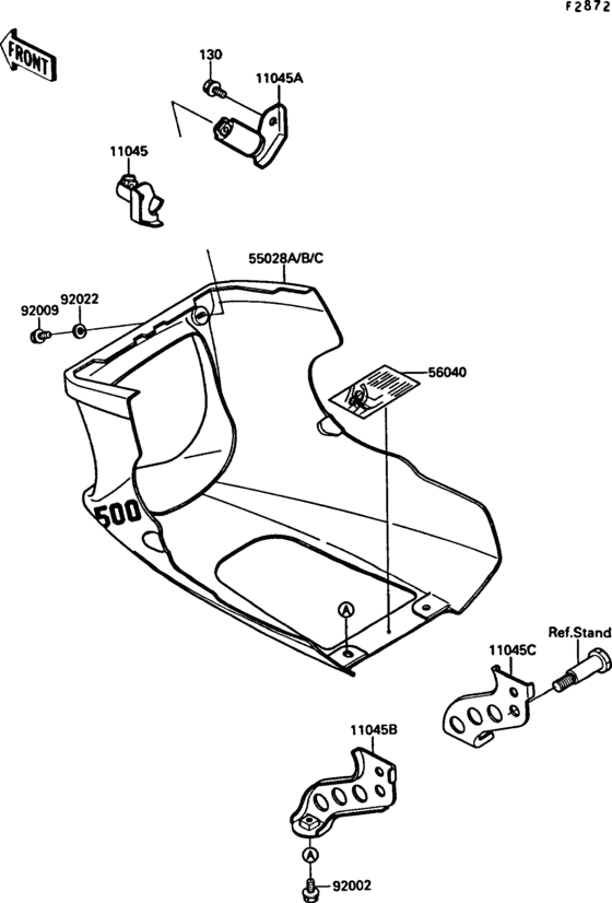 Cowling lowers(ex500-b1)