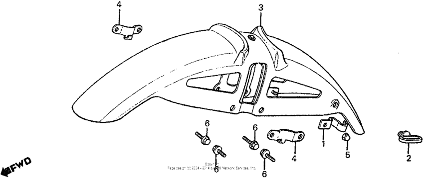 FT500 Переднее крыло