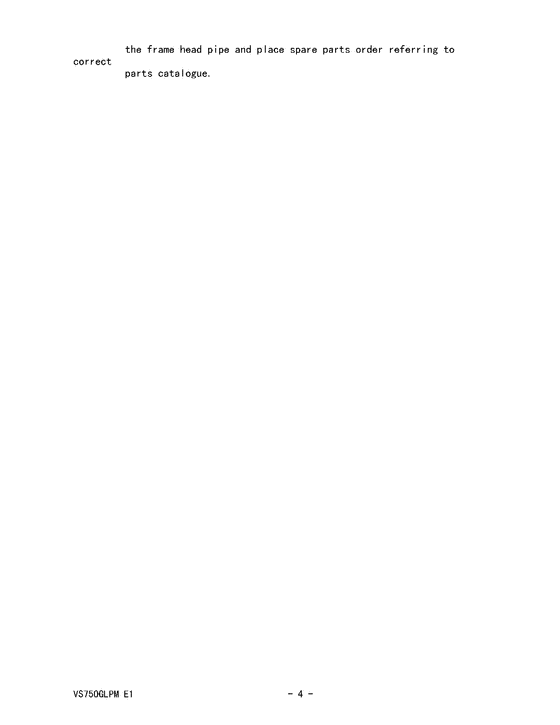 VS750 Catalog preface