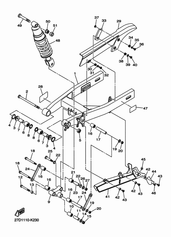 Rear arm & suspension