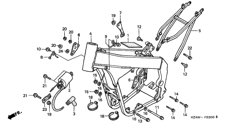 Frame body/ ignition coil