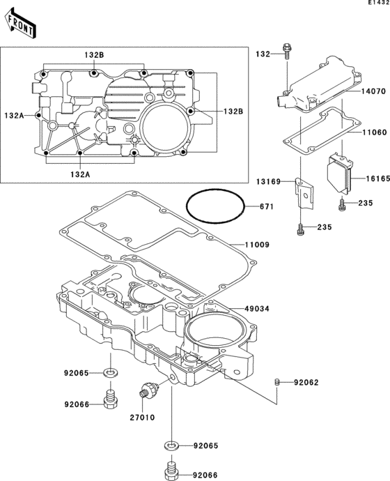 ZG1000 Поддон картера