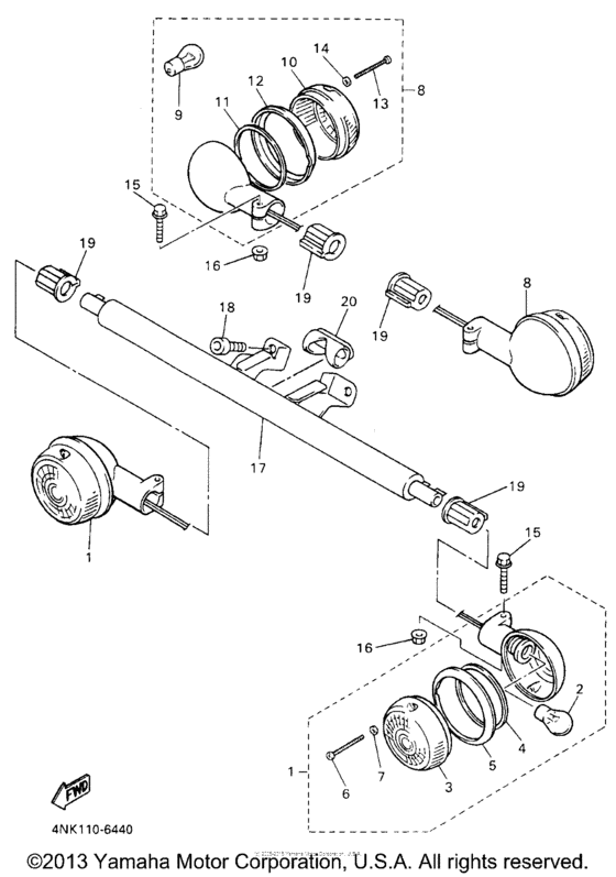 XVZ13AHC Поворотники