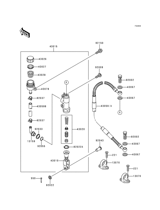  Задний торм цилиндр