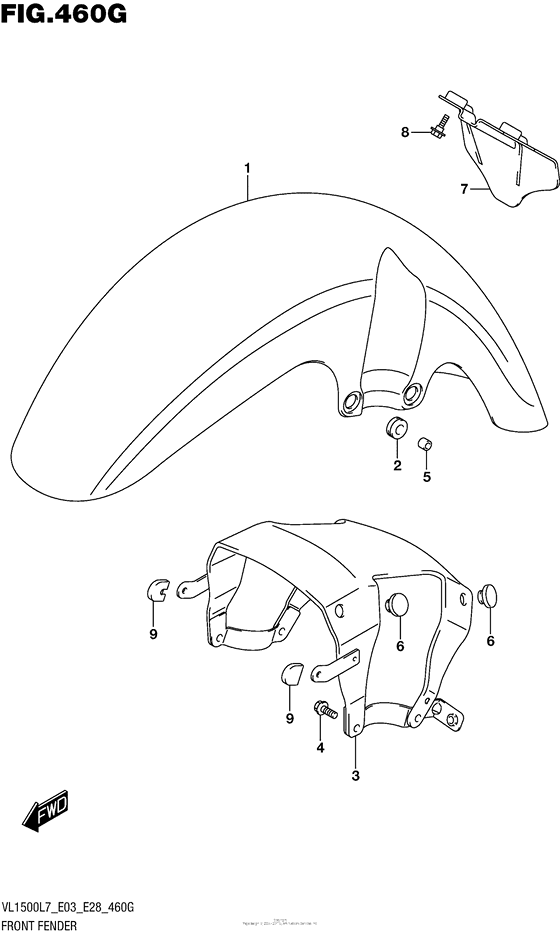 Front Fender (Vl1500Tl7 E33)