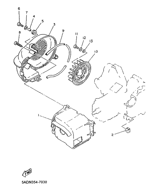 Air shroud. fan