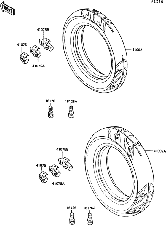 ZX1000 Покрышки
