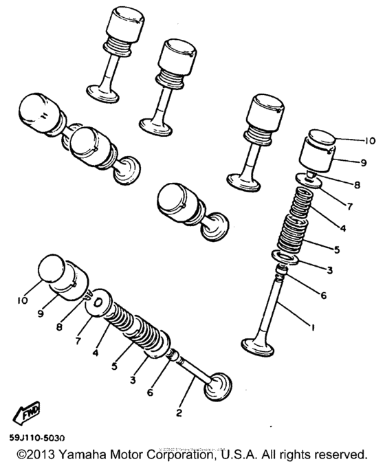 XVZ13DBC Клапана