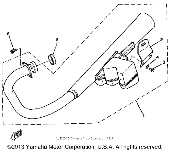 SR250H Выхлопная система