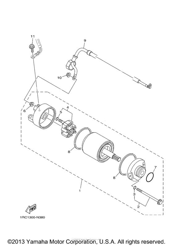 FZ09ECGY Стартер