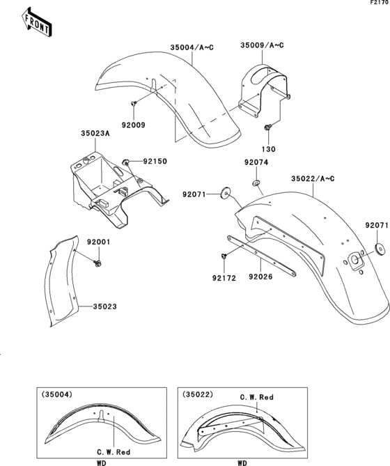 VN800 Fenders(1 / 4)