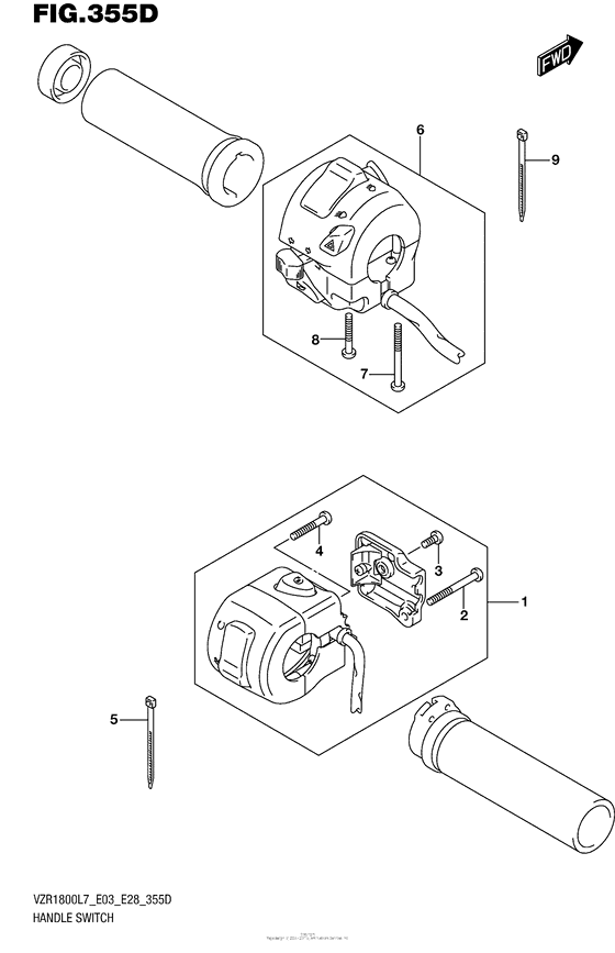 Handle Switch (Vzr1800Bzl7 E33)