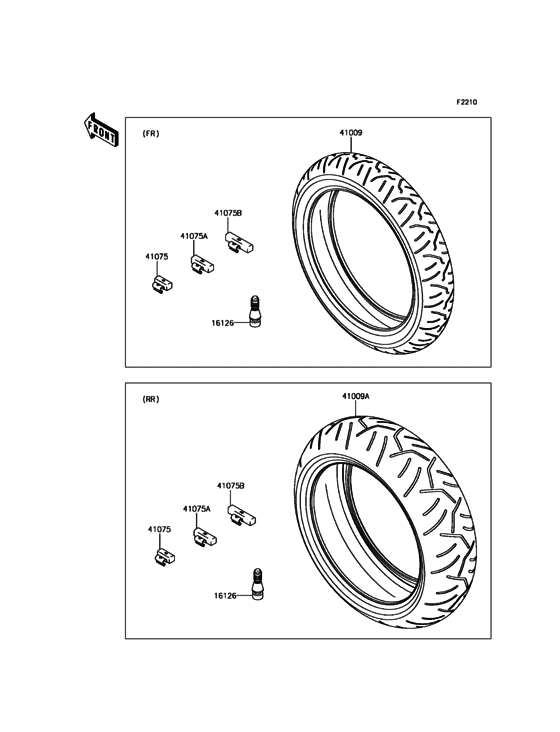 ZX636 Покрышки